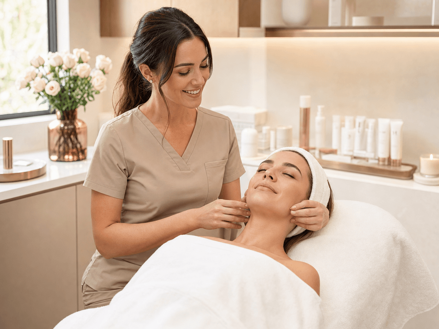 Nurse-led aesthetics consultation and facial care